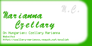 marianna czellary business card